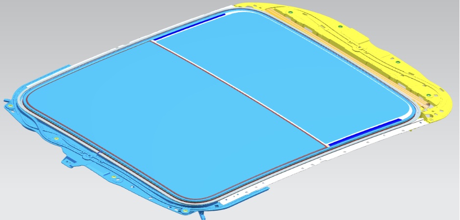 H400 Sliding Panoramic Sunroof
