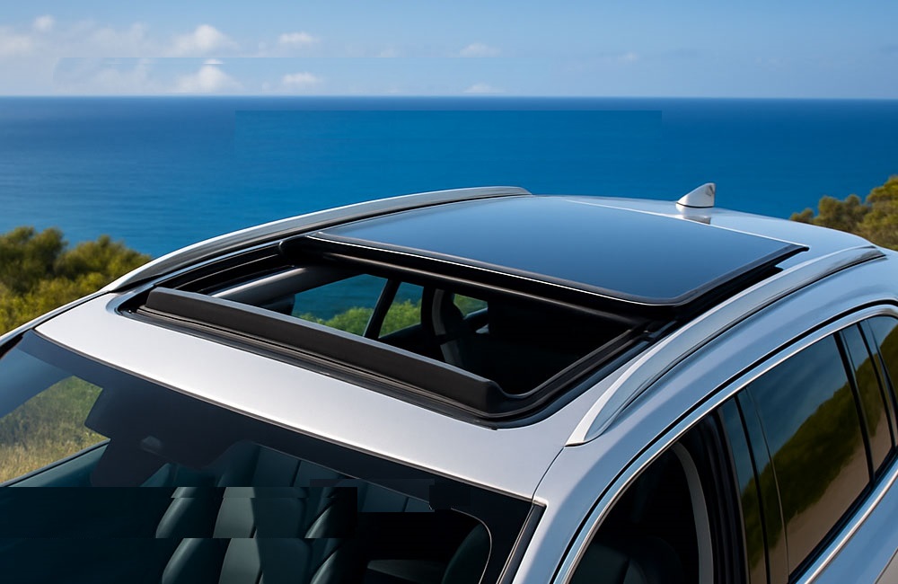 Sliding panoramic sunroof - ambient lighting